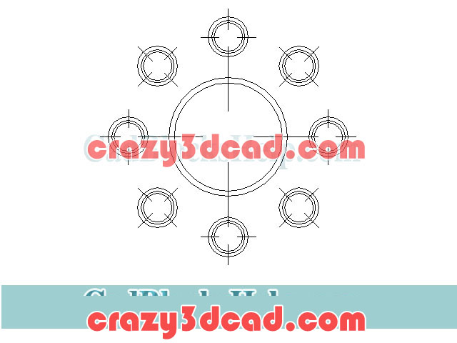 Chandelier CAD floor plan